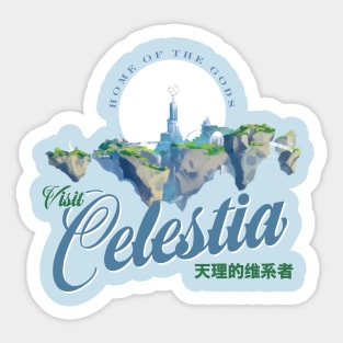 Visit Celestia Sticker